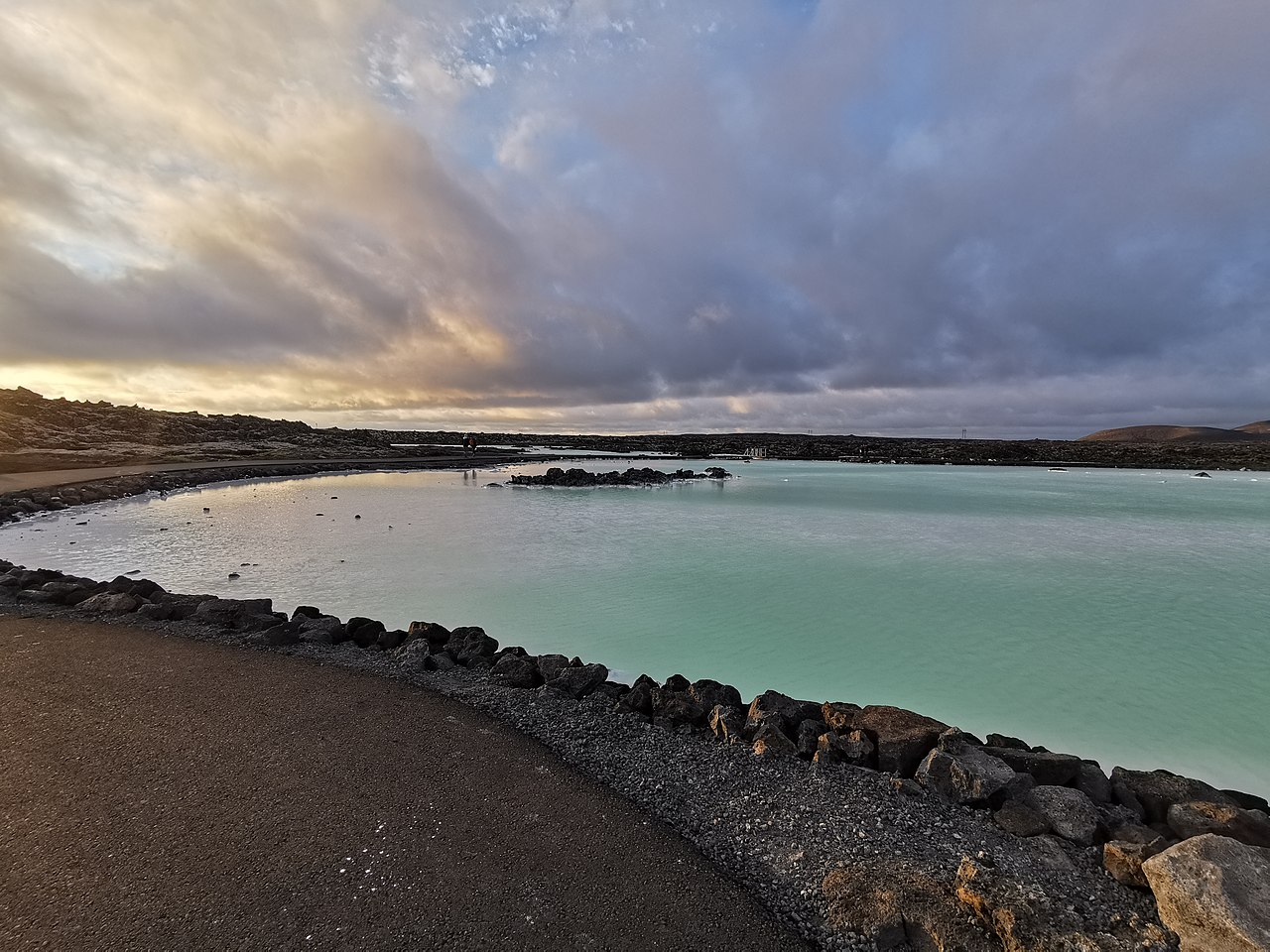 Strokkur geyser erupting on the Golden Circle