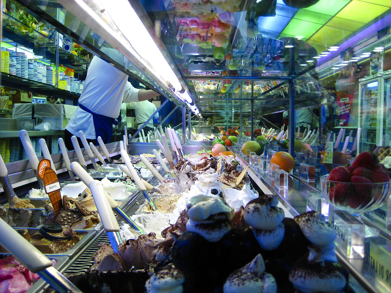 Margherita pizza from a wood-fired oven in Naples