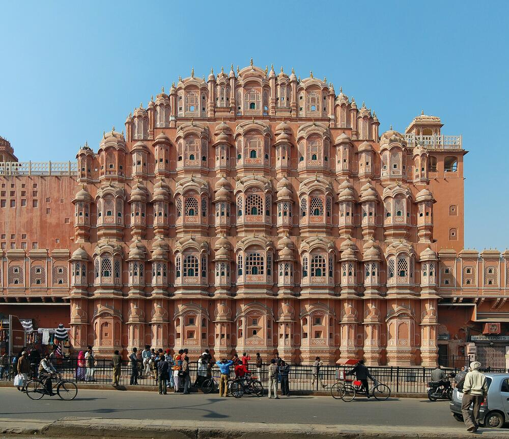 Hawa Mahal, Jaipur, in January