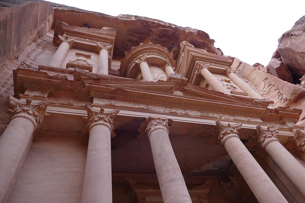 The Treasury (Al-Khazneh) in early-morning light