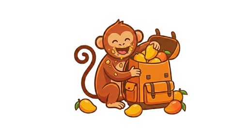 MonkeyEatingMango