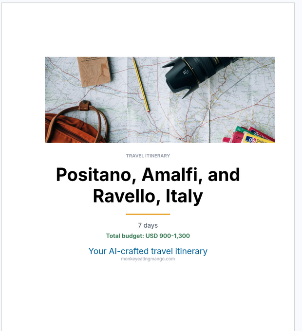 Google Doc sample export